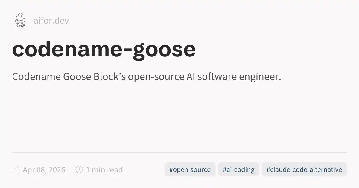 codename-goose